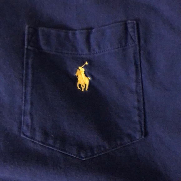 Navy blue Polo Ralph Lauren pocket tee - Picture 4 of 4
